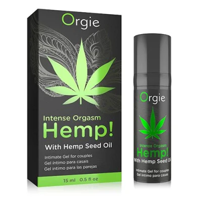 Żel intymny HEMP! - Wibracyjny efekt rozgrzewający, 15 ML, stymulacja konopna