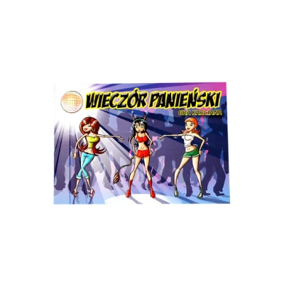 Gra Karciana - Wieczór Panieński, 32 Karty z Zadaniami, Praktyczny Format A6
