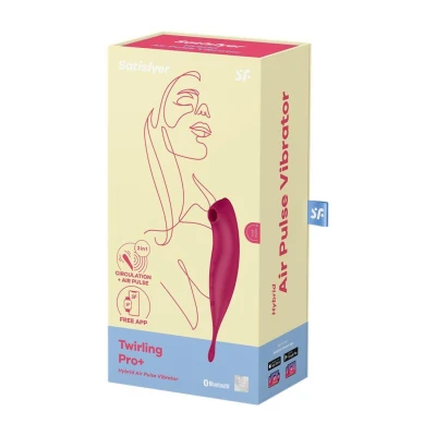 Wibrator punktowy Satisfyer Connect APP - 2 silniki, 11 intensywności, wodoodporny