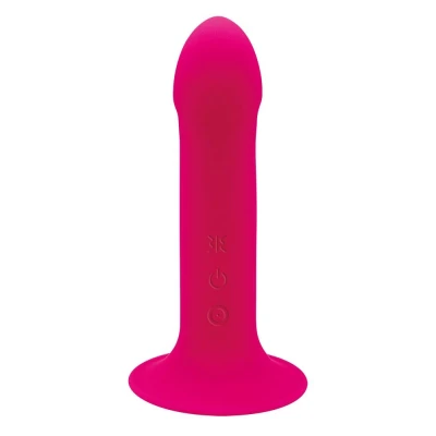 Dildo A.D. Hitsens 2, 17,2 cm, silikonowy, 10 trybów wibracji, przyssawka