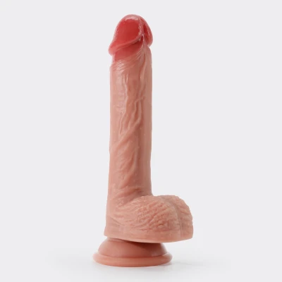 Dildo Crushious Inviktus 22 cm, silikon, realistyczne doznania, przyssawka