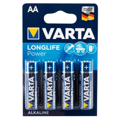 Baterie AA Varta Longlife 1,5 V – 4 szt. | wysoka wydajność, długotrwałe zasilanie