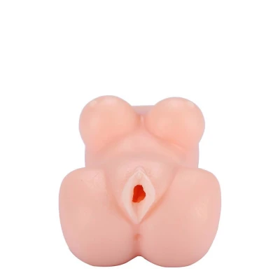 Stymulator do ciała Stacey - TPE, elastyczna wagina, otwarty koniec, 13 cm