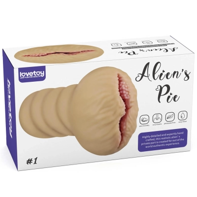 Masturbator TPE Alien's Pie z realistycznym kanałem 9" - intensywne doznania