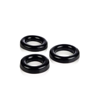 Zestaw 3 pierścieni do penisa COLT - PVC, wodoodporny, rozmiary L/XL/XXL