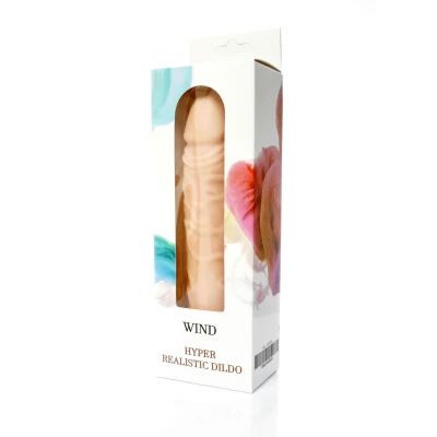 Dildo - Winda, Cyber skóra, 19,5 cm, wodoodporny, realistyczna tekstura