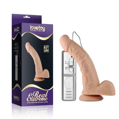 Dildo realistyczne - 8,5", 3 prędkości wibracji, wodoodporne bez ftalanów
