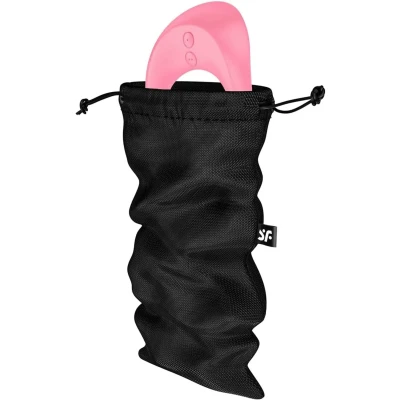 Torba na zabawki Satisfyer Treasure Bag M - Nylon, Polyester, Polypropylen, czarna