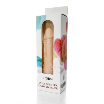 Wibrator - STORM - 12 trybów wibracji, CyberSkin®, wodoodporny 18,5 cm