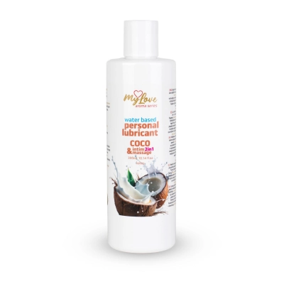 Preparat intymny i do masażu MyLove Aroma Series Kokos, wodny, 2w1, 300 ml