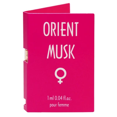 Perfumy Orient Musk 1ml – Eros, Zmysłowe Nuty Różowego Pieprzu i Jaśminu, Ekstaza