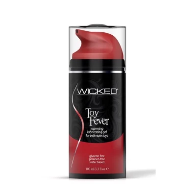 Lubrykant do Zabawek Warming Lube Wicked Toy Fever, 100ml, Na bazie wody, Bez gliceryny