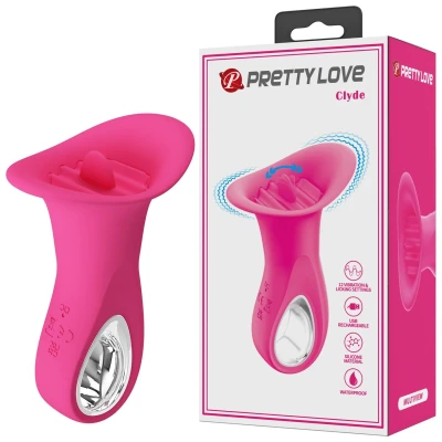 Wibrator oralny Pretty Love Clyde – silikon, 12 funkcji wibracji, USB