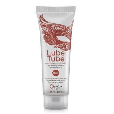Smar intymny LUBE TUBE HOT - 150 ML, wodny, rozgrzewający, bezzapachowy