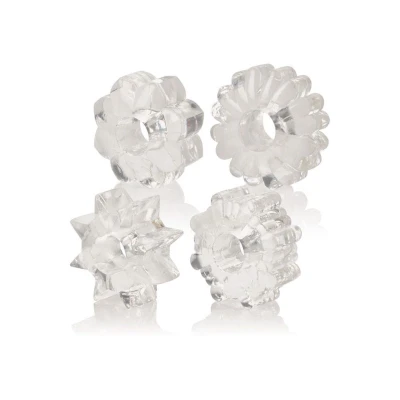 Przezroczyste podstawowe akcesoria 4 pak - wodoodporne, TPR, 0.75 cm