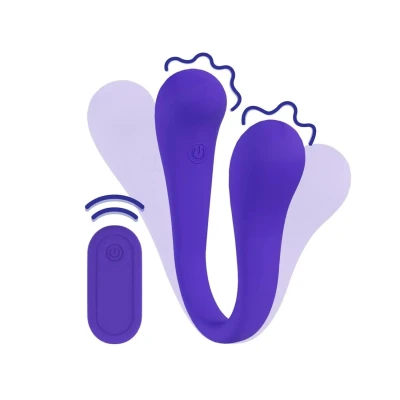 Masażer dual-endowy Loveline, elastyczny, zdalnie sterowany, 10 trybów wibracji