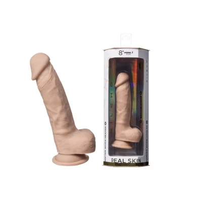 Dildo Silexd Model 1, 8", termoaktywny, realistyczny, wodoodporny