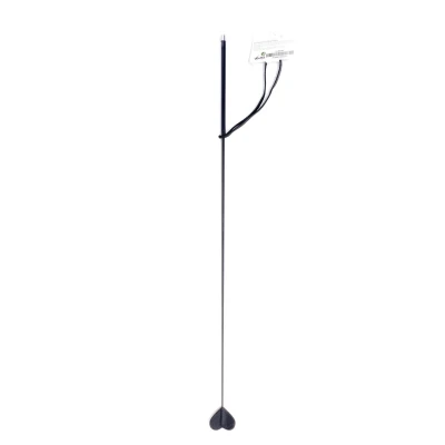 Szpicruta Fetish B - Włókno szklane, Skórzane zakończenie, 70 cm długości