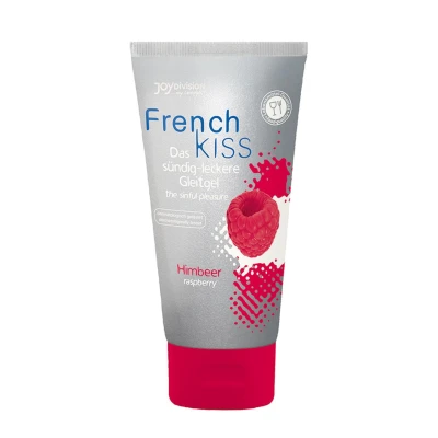 Żel do zabaw oralnych "Frenchkiss" - Malina, 75 ml, nawilżający, wodny, bezpieczny dla lateksu