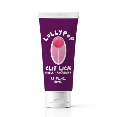 Lick do ciała - Lollypop Różowa Malina 50 ml, smak gumy balonowej