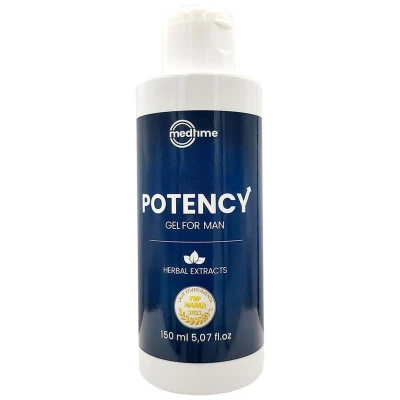 Żel potencyjny MedTime, 150ml, zwiększa twardość, poprawia krążenie, na bazie wody