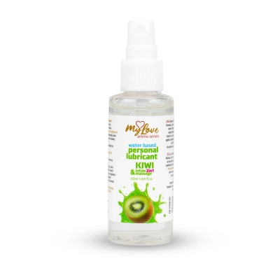 Żel intymny i do masażu 2w1 MyLove Aroma Series, wodny, kiwi, 50 ml
