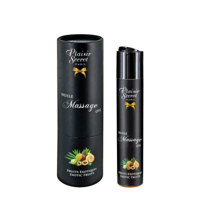 Olejek do masażu Plaisir Secret - Egzotyczne owoce, 59ml, Nawilżenie i zmysłowe aromaty
