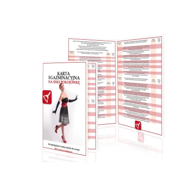 Karta egzaminacyjna – Grajmy Razem, 40 umiejętności, duży format A4, tylko dla dorosłych