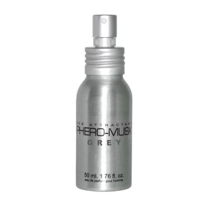 Zapach męski PHERO-MUSK Grey 50 ml - intensywne nuty grejpfruta, mięty i drzewo sandałowe