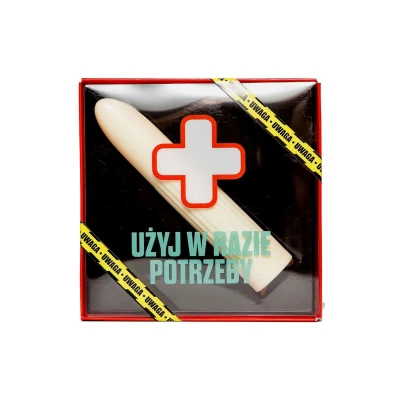 Wibrator - Biały, Wibrujący z regulacją prędkości, Zabawne opakowanie