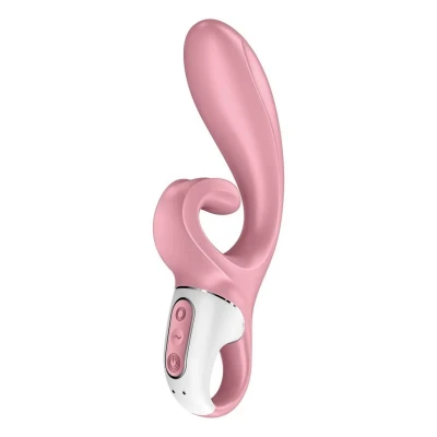 Wibrator Satisfyer Hug Me, silikonowy, wodoodporny, ze stymulacją G i łechtaczki