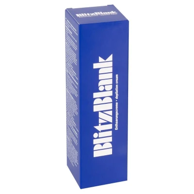 Krem do depilacji BlitzBlank 125ml - Delikatna formuła, Gładka skóra, Łatwe usuwanie włosków