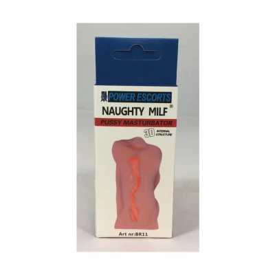 Masturbator kieszonkowy Eskorty mocy, silikonowy, elastyczny, z miękką powłoką