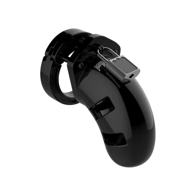 Klatka do wytrysku Man|Cage, Poliwęglan, 6,5 cm, Wentylacja, 3 pierścienie w zestawie