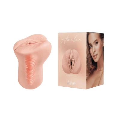 Masturbator realistyczny Amelia TPE, ultra-miękki, z precyzyjną teksturą