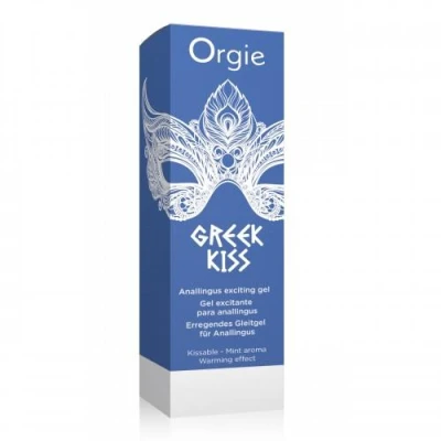 Żel do ćwiczeń anallingus GREEK KISS 50 ML, efekt rozgrzewający, miętowy aromat