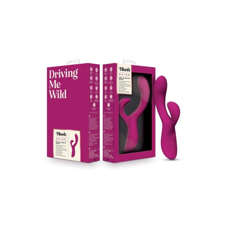 Wibrator do podwójnej stymulacji Quinn, 10 trybów wibracji, automatyczne podgrzewanie