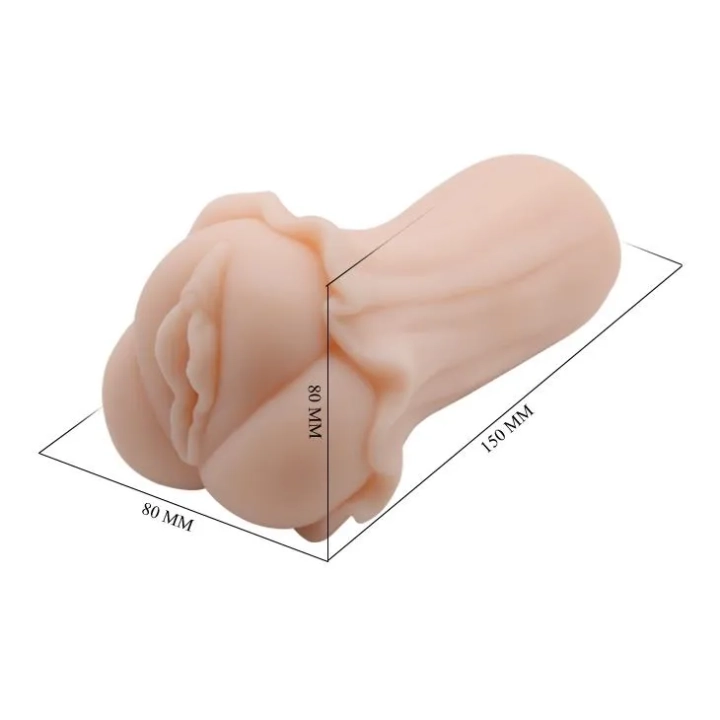 Masturbator realistyczny CRAZY BULL - CINDY, miękki materiał, tunel grzbietów