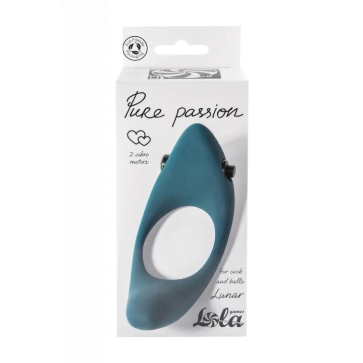 Pierścień erekcyjny Lola Games - silikonowy, wibracyjny, zielony, 4,9 cm wibratora