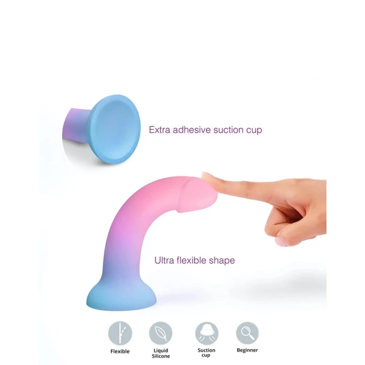 Dildo DILDOLLS UTOPIA, długość 14 cm, 100% płynny silikon, wodoodporny