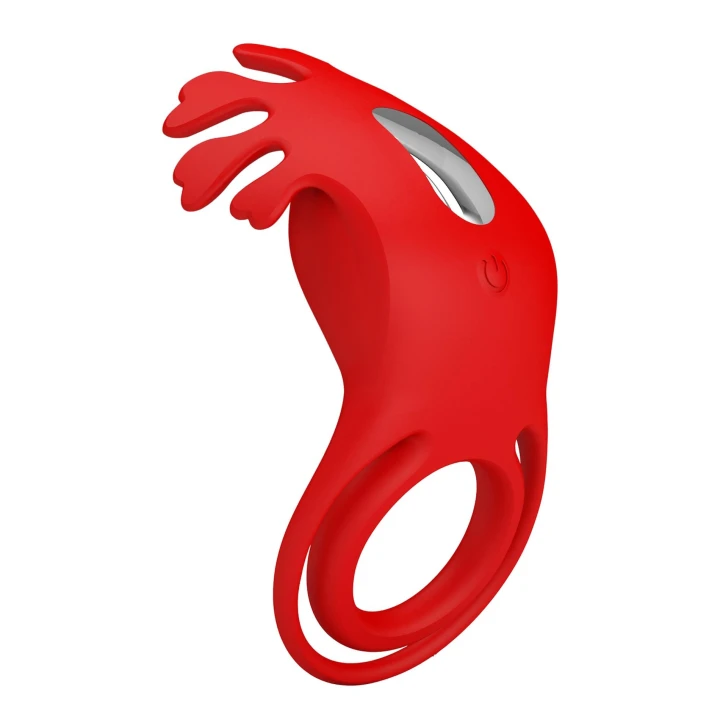 Wibrujący pierścień na penisa, Pretty Love, silikon, 7 trybów wibracji