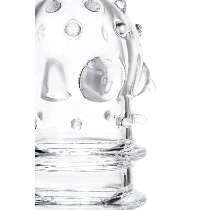 Osłona na penisa A-TOYS, TPR, przejrzysta, długość 15,3 cm, uniwersalny rozmiar