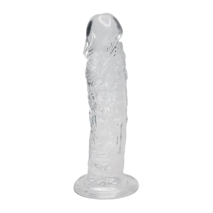 Dildo Empire 19,3 cm, przezroczysty, żelowy, 4,2 cm średnicy, mocna przyssawka