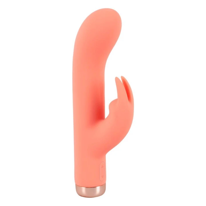 Wibrator króliczy Peachy Mini, silikonowy, 10 trybów, długość 16,7 cm