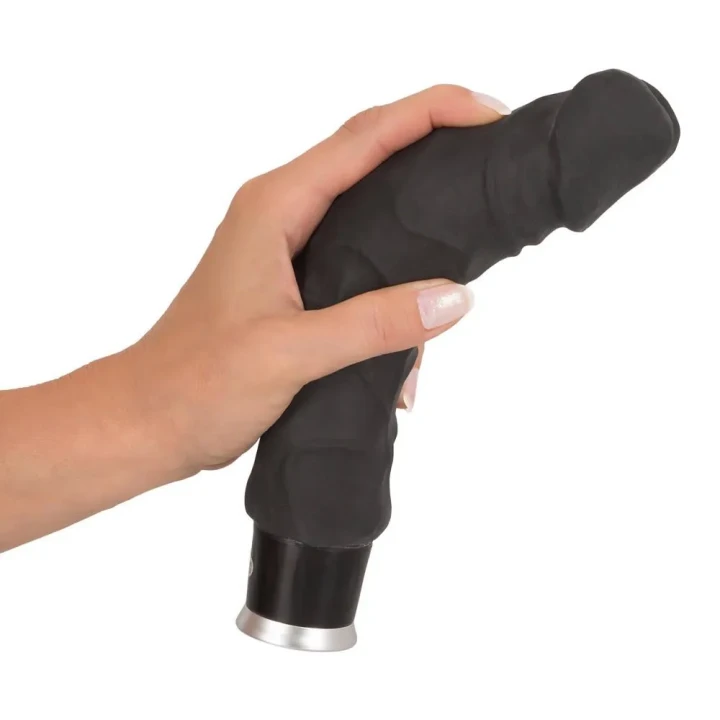 Wibrator penis Big Vibe Nature Skin, 8 trybów, długość 23 cm, średnica 4,5 cm