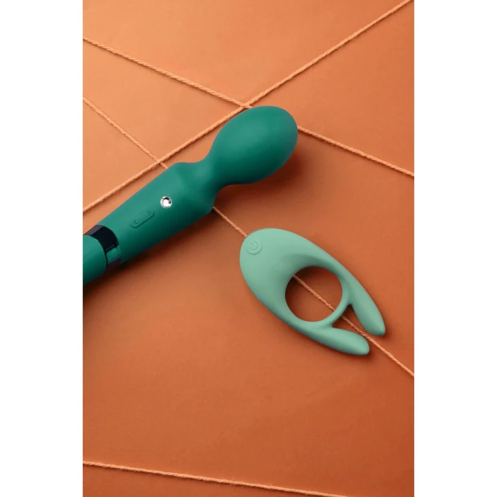 Wibrator podwójny Loveline - ABS/Silikon, wibracje, stymulacja punktu G i łechtaczki