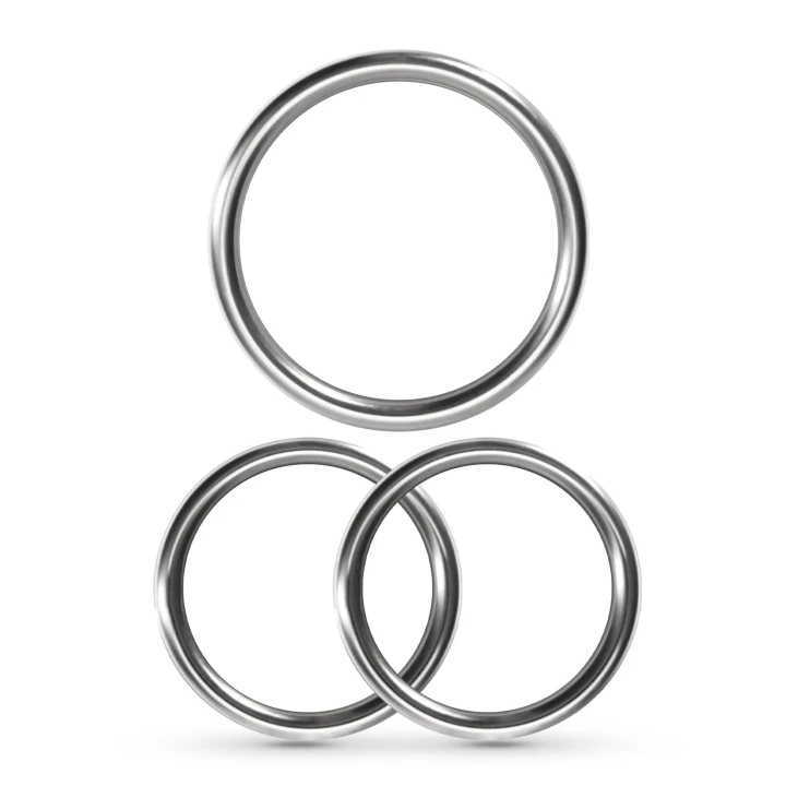 Pierścienie metalowe Crushious, zestaw 3 szt., średnica 3,8-5 cm, do zabawy temperaturą