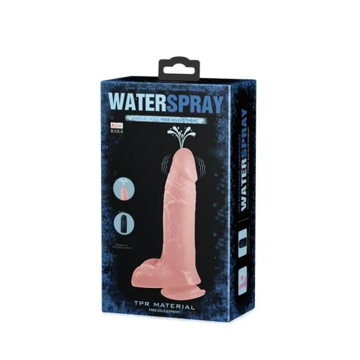 Dildo BAILE - Wibrujące, Zdalne Sterowanie, Przyssawka, 18 cm