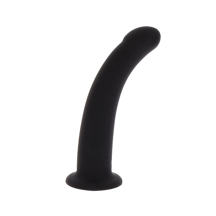 Dildo Silicone, Średni, 14 cm długości, 3.3 cm średnicy, Kolor Czarny