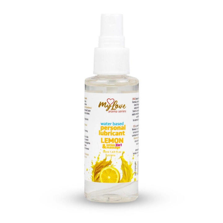 Żel intymny i do masażu MyLove Aroma Series, cytrynowy, wodny, 50 ml